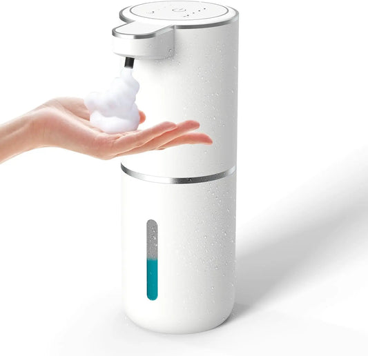 Touchless Automatic 380ml Soap Dispenser Foaming Soap Dispenser USB Rechargeable Adjustable Foam